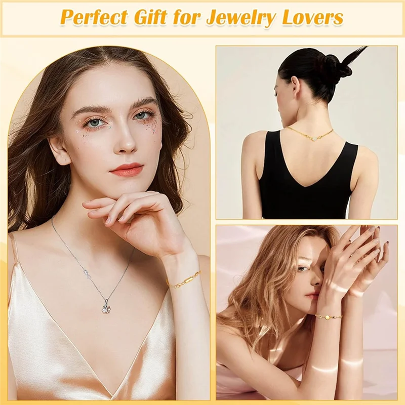 

AG-6 Styles 20 Pcs Magnetic Necklace Clasps Magnetic Necklace Extender For Jewelry Connector Making Easy To Use And Work