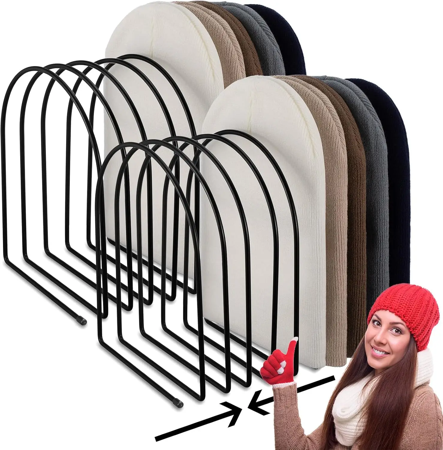 2 Pack Cap Rack For…