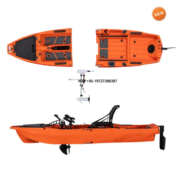 

LSF 10ft Most Popular 1 Person Pedal Kayak for Fishing CE Certificate 3m Canoe Newest Designed Modular Kayak