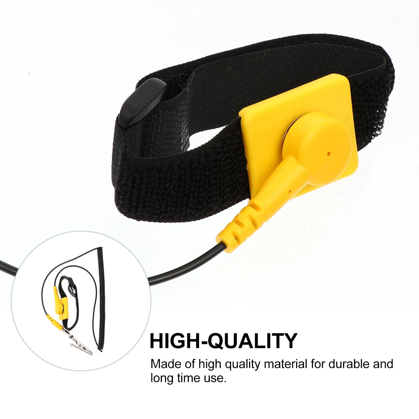 

5Pcs Anti-Static Wristband Adjustable Grounding Strap 18m Long Cord for Factory Dust-Free Workshop Anti Static Wrist Strap