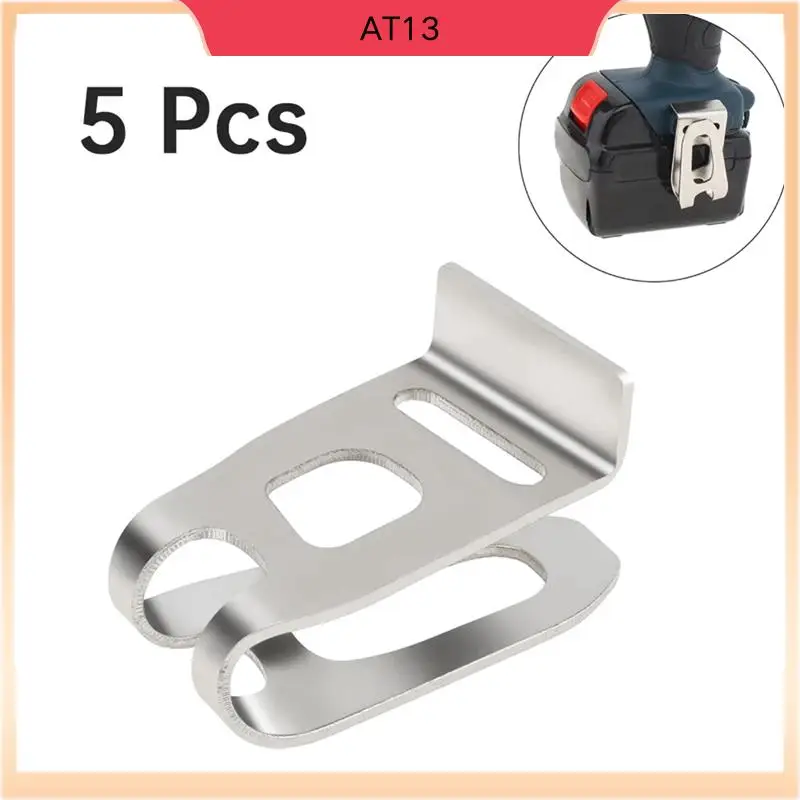 

AT13 5Pcs Resistance Electric Drill Belt Clip Replacement Hooks Tool Holder Impact Drills Tool Belt Holder Clip