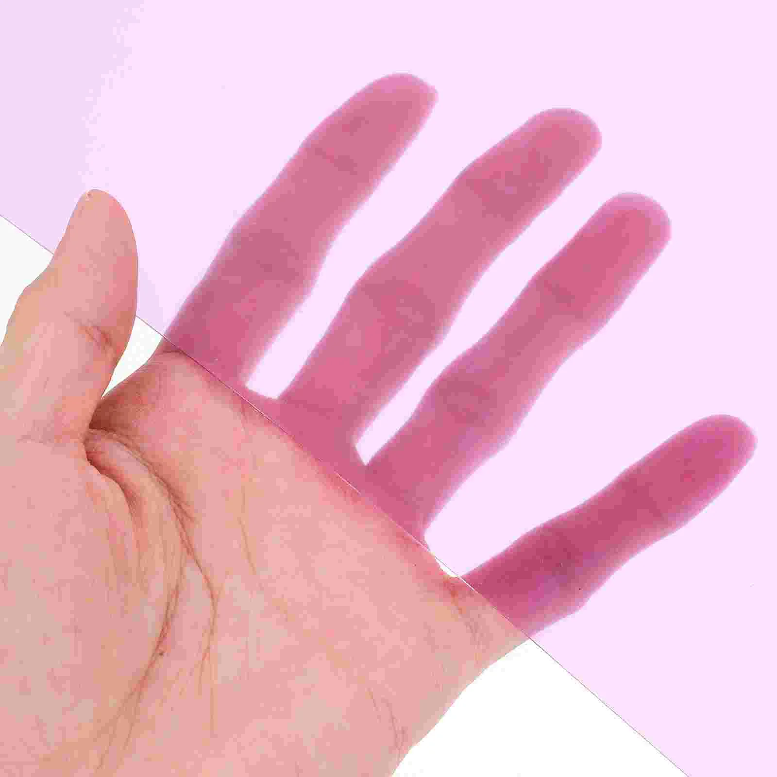 8 Pcs Transparent Bookmark Reading Tracking Rulers Highlight Bookmarks Pvc for Kids Students Strips