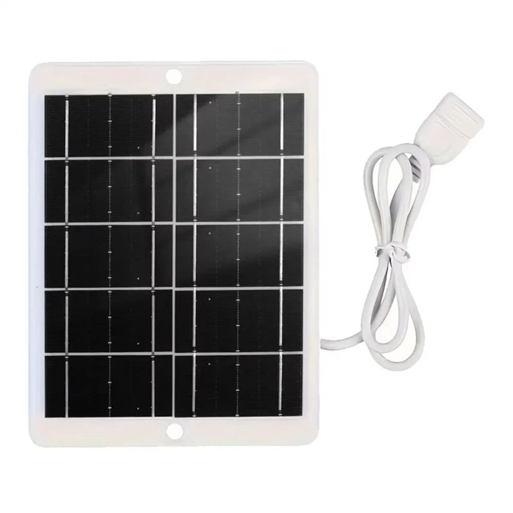 5V USB Solar Charger Panel with USB Output 2W/4W/6W/8W Solar Panel Charger High Efficiency Waterproof Portable Solar System