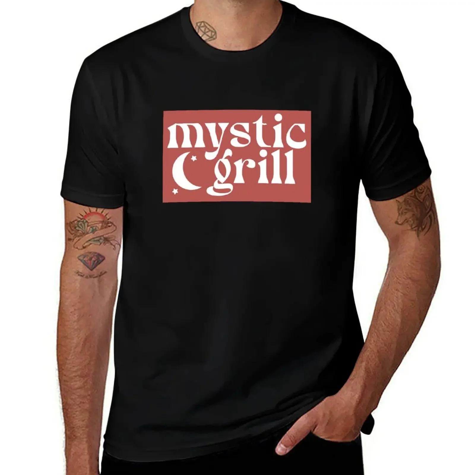 

mystic grill T-Shirt graphic t shirt vintage quick drying baggy shirts plus size clothes t shirts for men