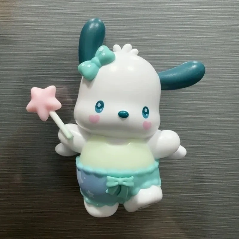 Sanrio Little Cupid Magnetic Ornament Blind Box Series Anime Figurines Refrigerator Sticker Desktop Ornament Trendy Toys Gifts