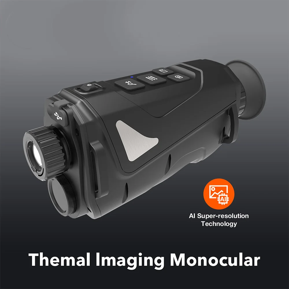 Professional AI Thermal Imaging Monocular for Night Vision with 8x Digital Zoom Super Resolution IP66 Rating WiFi Connectivity view 2