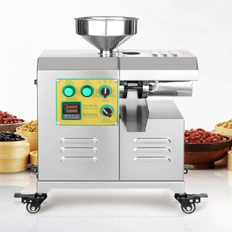 

Commercial Oil Press Stainless Steel Full-Automatic Mini-Fryer Walnut Peanut Linseed Power And High Quality