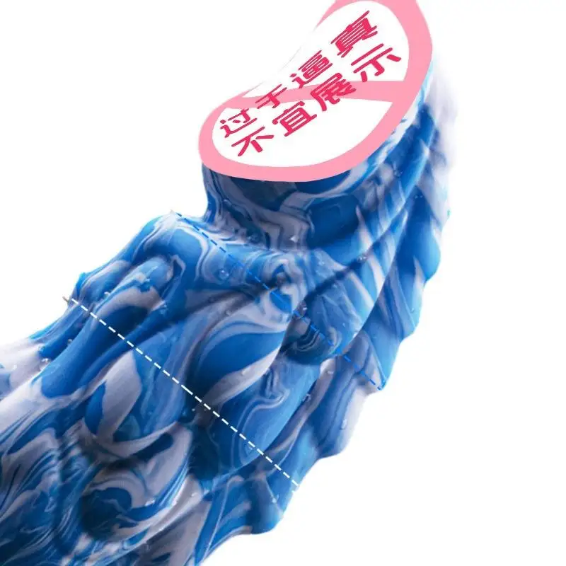 Hot Sale Luminous Purple Alien Variant Night Glowing Soft Random Bending Strong Suction CupDragon Anal Realistic Dildo Para Muje