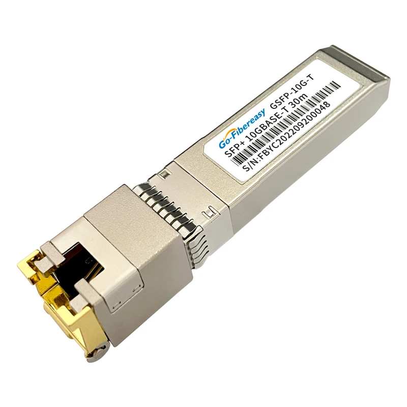 10Gb SFP to RJ45 Transceiver Module SFP-10G-T 10GBase-TX RJ45 Copper 30m For Cisco/Mikrotik/Netgear/TP-Link Fiber Optical Switch