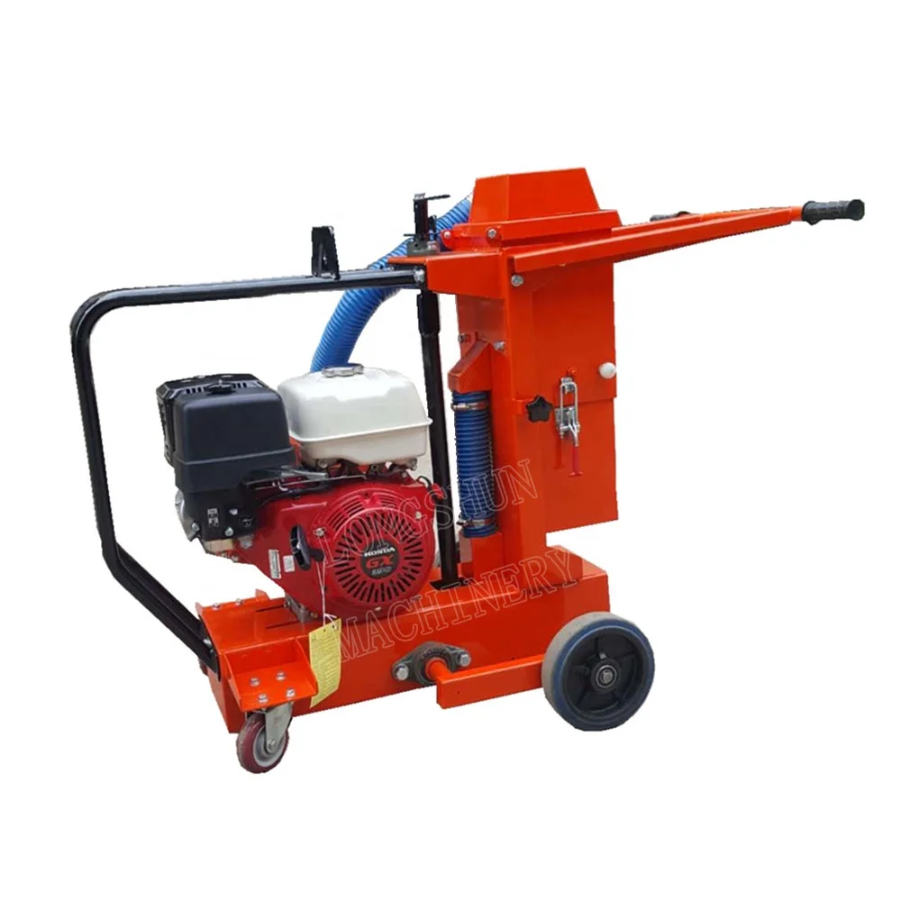 

Hot Sale Dust Removal Road Slotting Machine Pavement Grooving Machine with Dust Suction and Direction Wheel