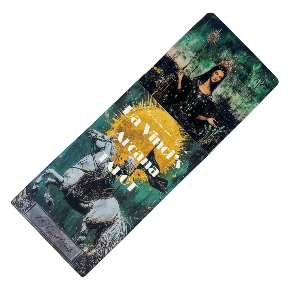 

Колода карт Таро «Аркана» Давида Винчи - 10,3*6 см, 78 шт., мистические художественные карты Таро для интуитивных гаданий