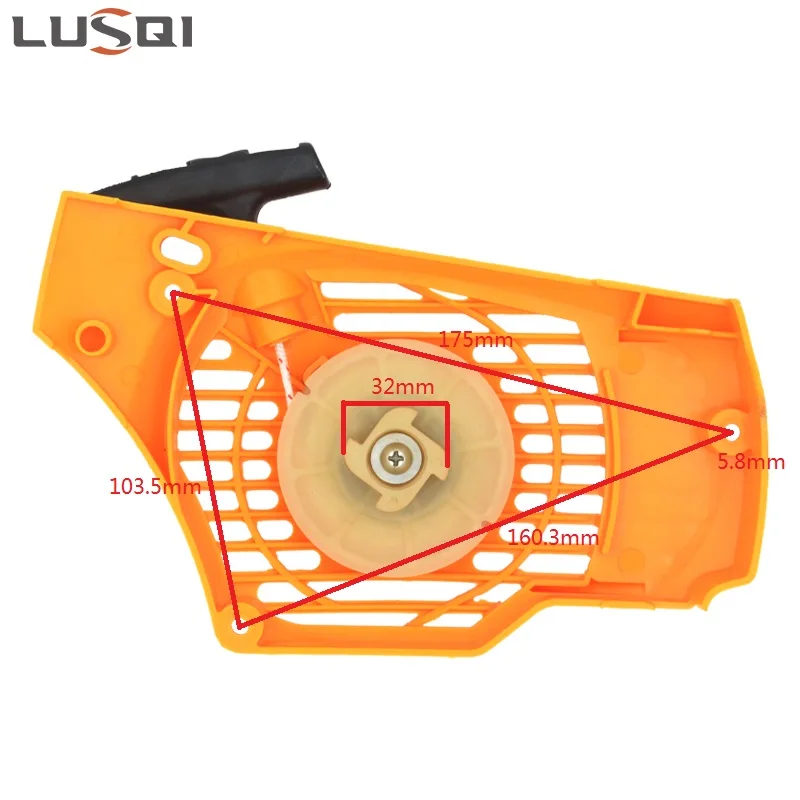 LUSQI Chainsaw Recoil Starter Gasoline Engine Start Repair Part For PARTNER P350S-360S