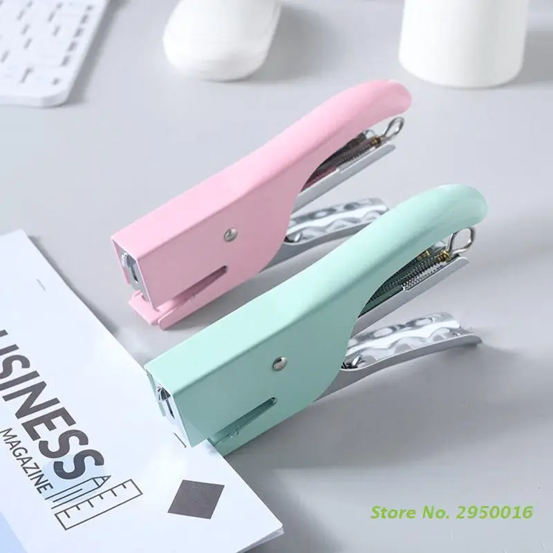 

1pcs Handheld Stapler Heavy Duty Metal Stapler 25 Sheets Capacity Ergonomic Grip Effortless Stapling Office Desktop Stapler