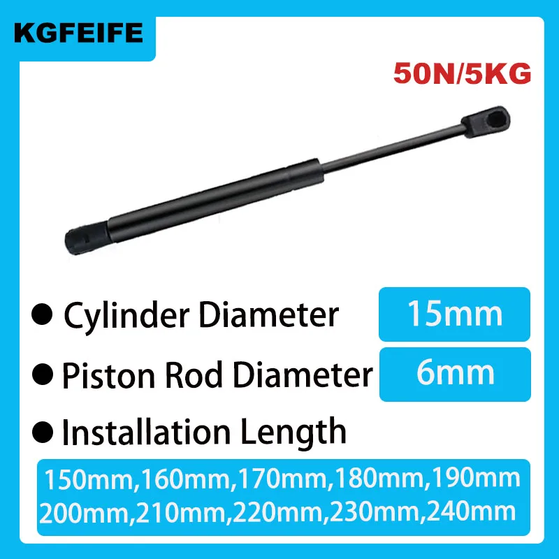 

1PC 150-240mm 5kg/50N Furniture Strut Bar Universal Strut Bars Gas Shock Absorber Hydraulic Lift Kitchen Cabinet Hinge