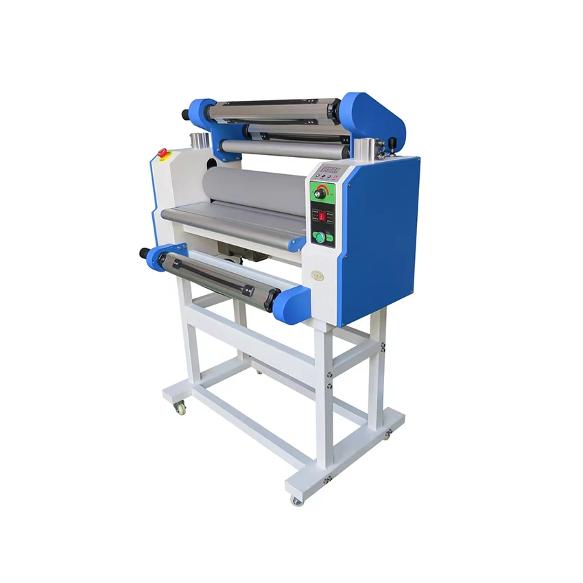 650mm Single Double Sides Hot and Cold Roll Laminator Sticker Label Laminating Machine