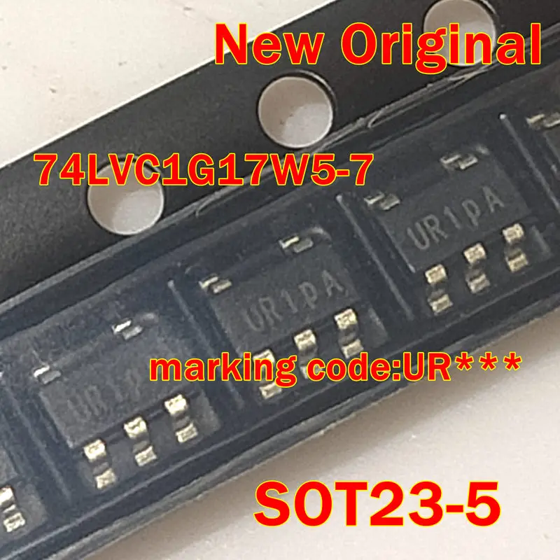 

1pcs to 100pcs 74LVC1G17W5-7 SOT23-5 New Original marking code:UR*** SINGLE SCHMITT-TRIGGER BUFFER