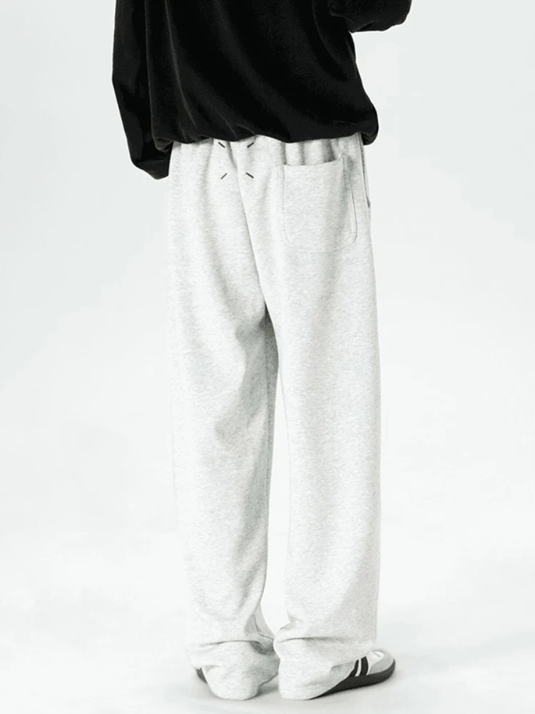 

Мужские повседневные брюки-палаццо в стиле ретро-американский кэжуал, осенне-зимние, удлиненные, с широкими штанинами, удобные и стильные