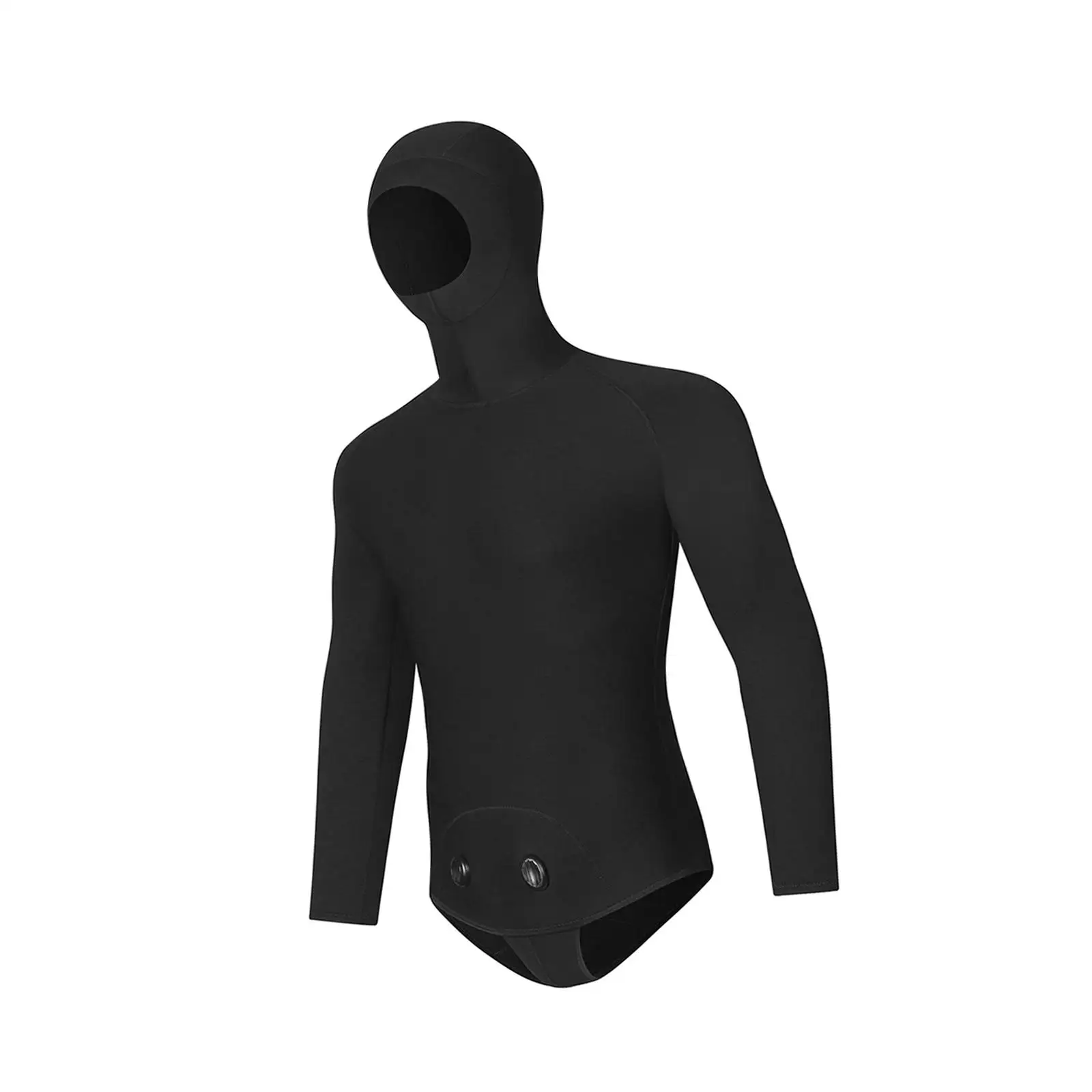 Wetsuit Top Men Hooded Women Jacket Long Sleeve Sun Protection Swimsuit for Underwater Snorkeling Freediving Canoeing Surfing