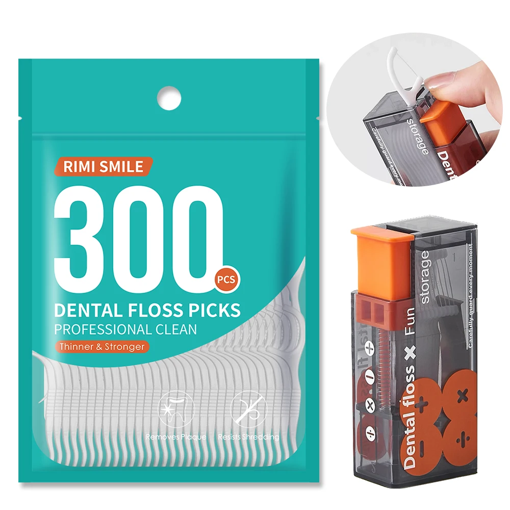 Automatic Dental Floss Box Affordable Bagged Dental Floss Picks Safe for Travel Pocket-Friendly Oral Care