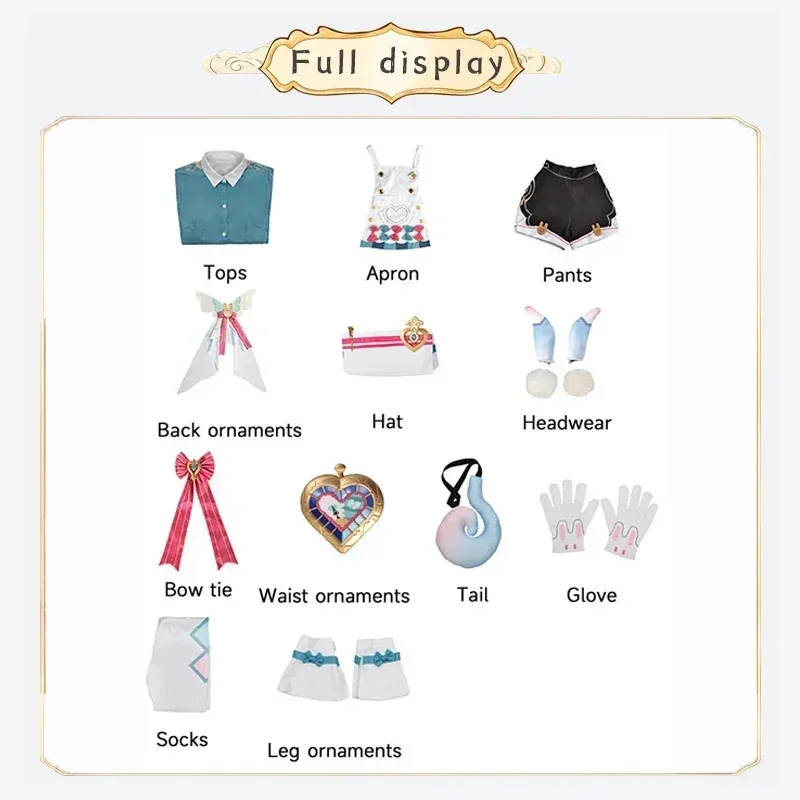 CyImpact Sigewinne تأثيري حلي الكبار كرنفال موحدة شعر مستعار أنيمي هالوين ملابس تنكرية للحفلات لعبة النساء