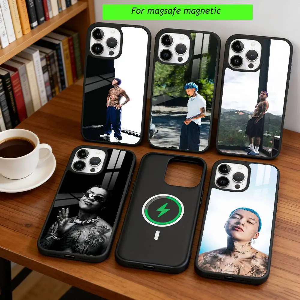 

Rapper B-Blessd Phone Case For iPhone17,16,15,14,13,12,11 Plus,Pro Magnetic with Magsafe Wireless Charging
