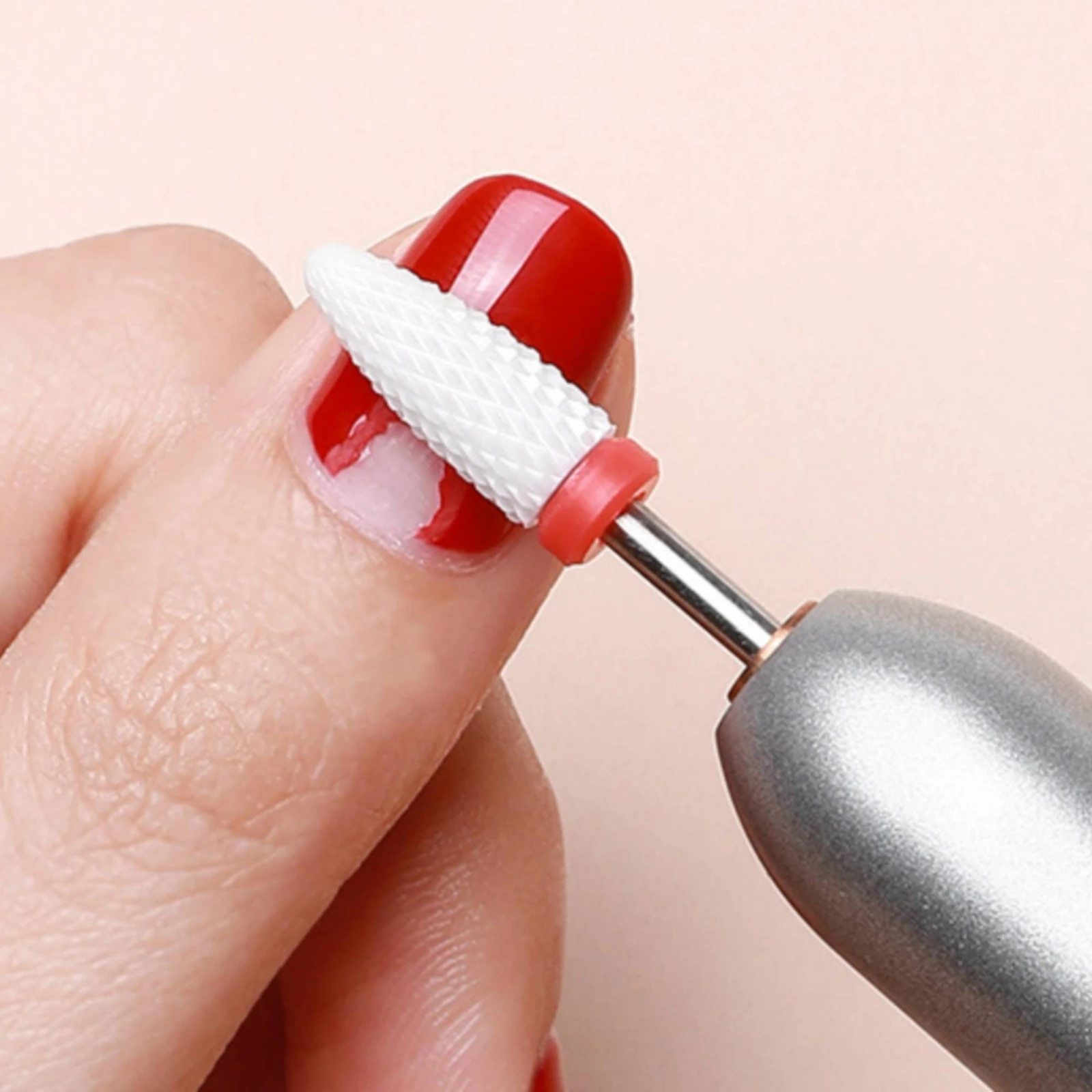 Pen-Style Nail Grinder Handheld USB Nail Grinder Beauty Tool Metallic-Look Finish Easy to Use for Manicure