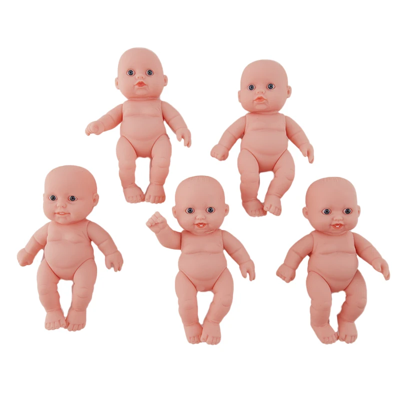 12cm Realistic Baby Doll Vinyl Newborn Infant Simulation Model Kids Toys Gift