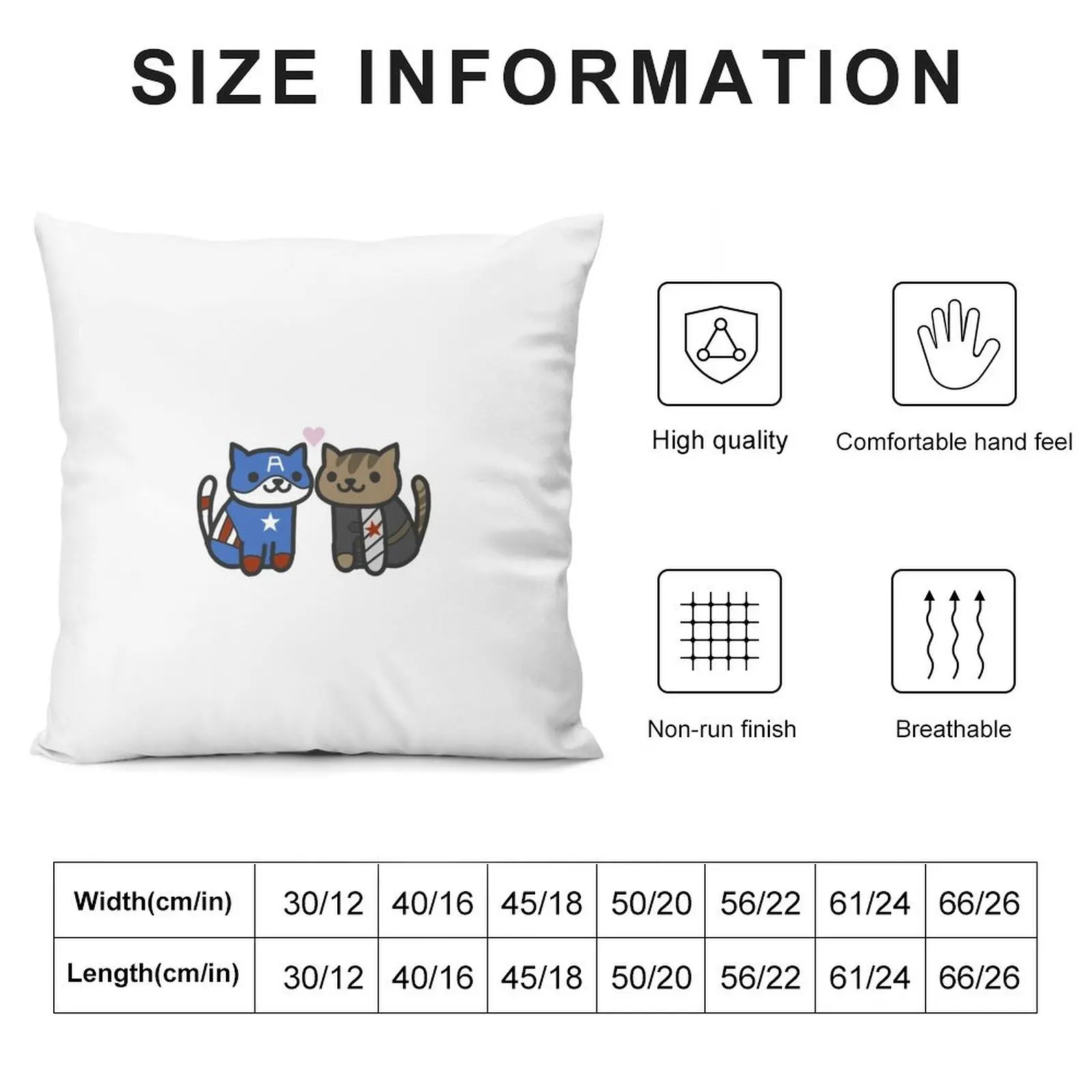 Cat-ain America & Bucky Yarns Throw Pillow Sofas Covers Luxury Pillow Cover Luxury Sofa Cushions Luxury Pillow Case