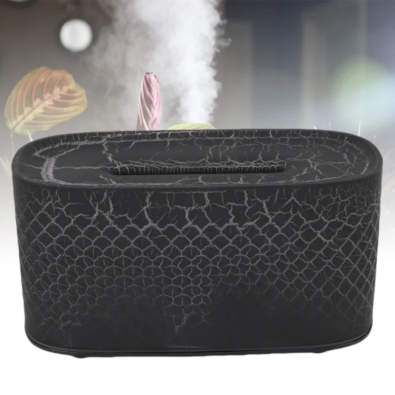 

Colorful Fire 7 Color Changing LED Essential Oil Diffuser USB Ultrasonic Humidifier Auto Off For Bedroom Office Home