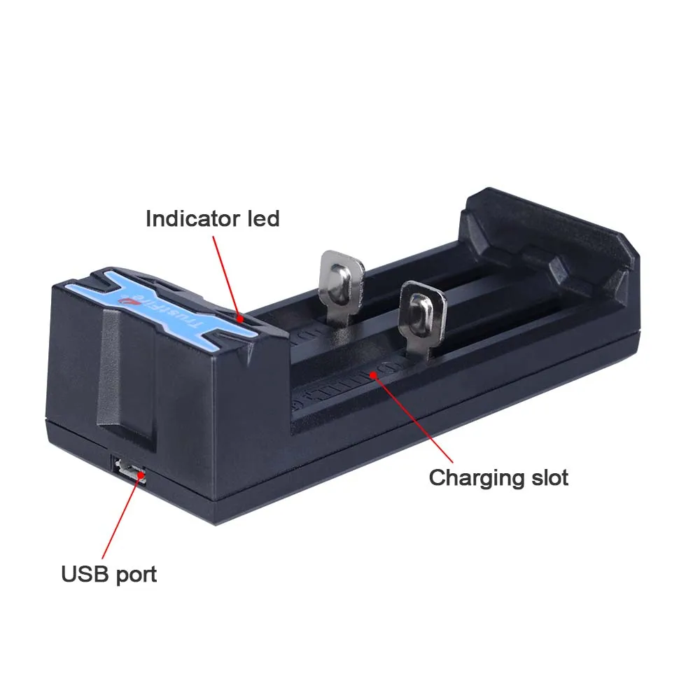 TrustFire TR-016 USB شاحن بطارية ليثيوم أيون متعدد الوظائف ل 10440 14500 17335 18650 16340 3.7 فولت بطارية ليثيوم أيون قابلة للشحن