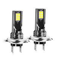 2Pcs LED H4 H7 Car Fog Lamps Light Bulbs DRL 9005 9006 Auto Driving Headlamp 6000K 12V 24V 80W Auto Headlights White Blue Yellow