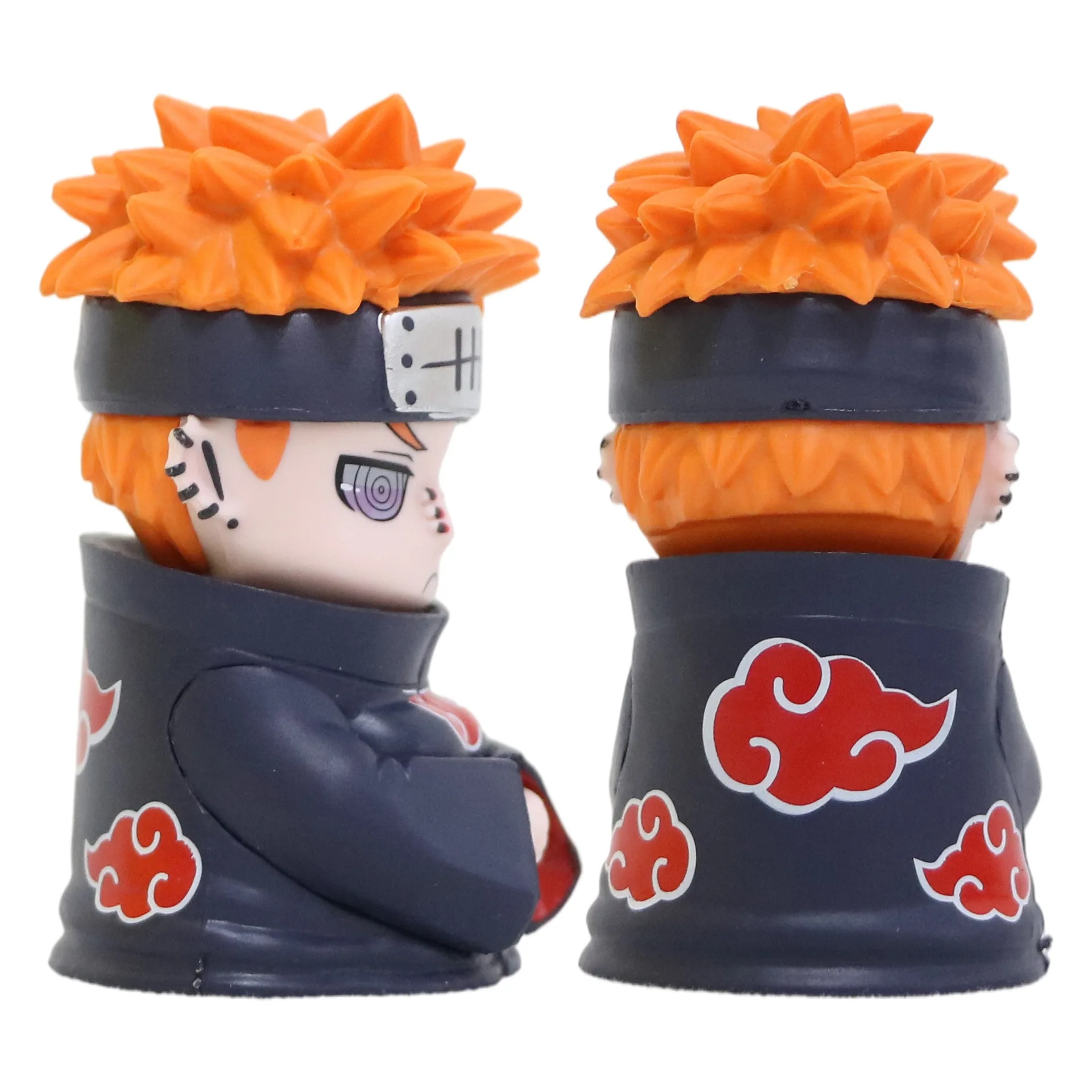 6Pcs/set Naruto Amine figure Shippuden  Action Figures Q Version Cute Akatsuki Itachi Pain Obito Model Doll Collection Toys Gift