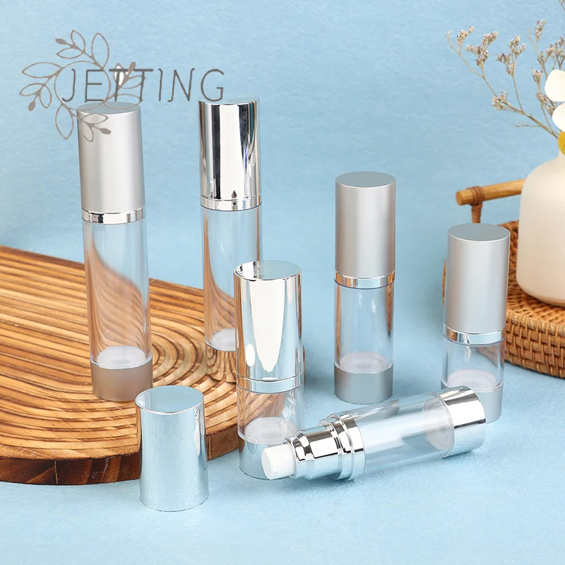 حار 15/30/50 مللي الأشعة فوق البنفسجية زجاجة محلول الفضة فارغة زجاجات مضخة تفريغ المحمولة كريم وجه الأساس الرش زجاجة مستحضرات التجميل رذاذ