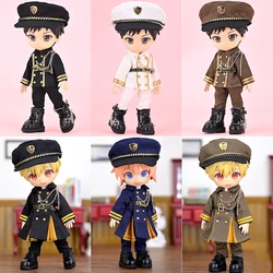 Ob11 Doll Clothes General Uniform With Badge Hat Navy Doll Uniform Accessories For Ob11,Obitsu11,Molly, Gsc, Ymy, 1/12bjd Dolls