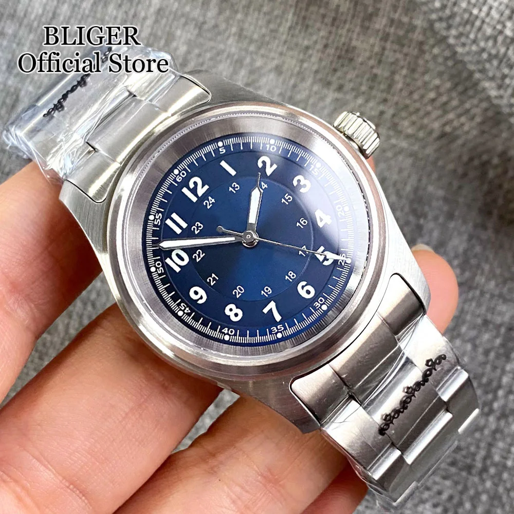 

Tandorio Luminous Blue Green Dial 36mm Pilot NH35 PT5000 Mechanical Dive Watch Men 20ATM Waterproof Flat Sapphire Glass 2023