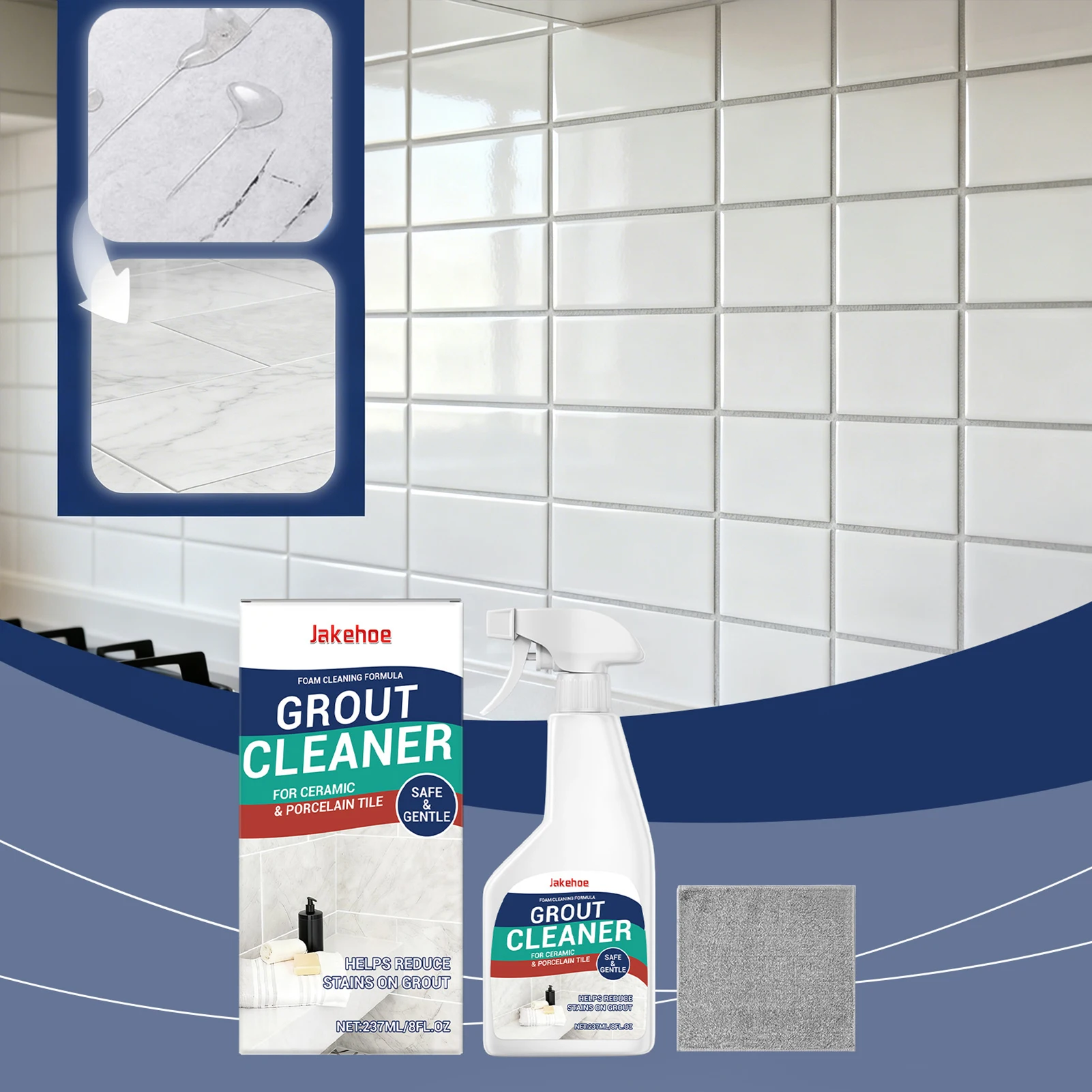 Best Grout Cleaner For Tile Floors Safe For Ceramic And Stone Tiles High-Traffic Hallway Floors