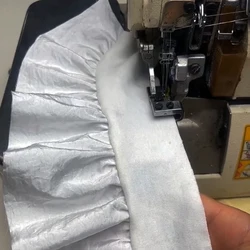 Pie de fruncido ancho para máquina  coser JUKI 6700 JACK C4 Siruba 747  M700 EX3200, plisado  4 hilos