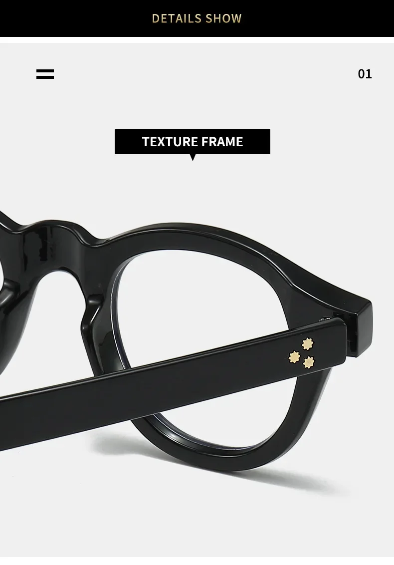 OLLYMURS รอบแฟชั่นที่กําหนดเอง Anti-Blu-Ray Prescription แว่นตาผู้หญิงกรอบแว่นตา Retro กรอบผู้ชายแว่นตาสีส้ม