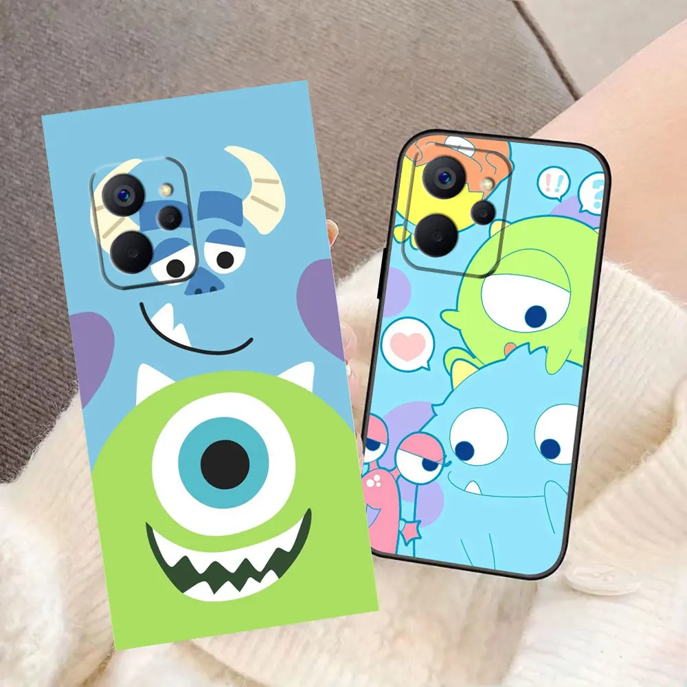 Anime M-Monsters INC Phone Case For OPPO Realme X50 XT X 11 10 9 9I 8 8I 7 6 Pro Plus 5G Case Funda Coque Shell Capa Cover