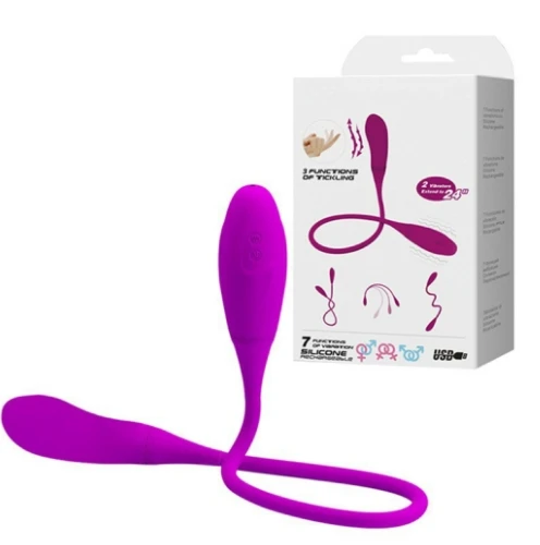 Vibradores de casal de silicone unissex vibrador duplo com brinquedo sexual masturbador de estimulação do clitóris