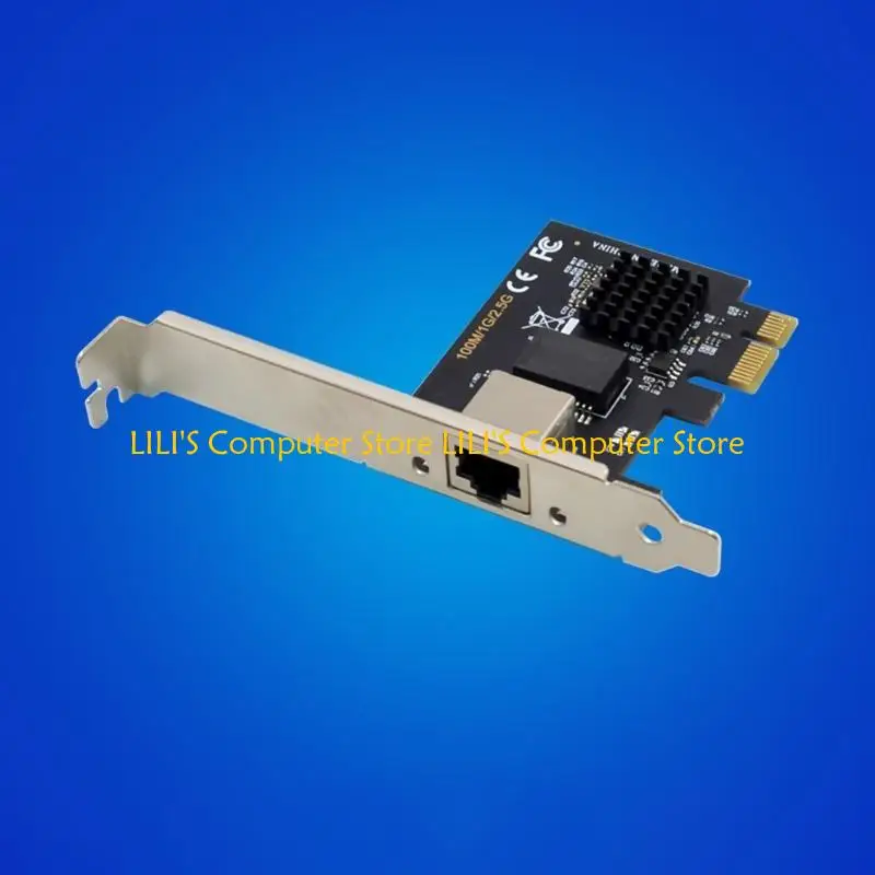 A52B RTL8125 Gigabit Server Card NIC 100/ 1000Mbps 2.5G RJ45 Lan PCI-Ex1