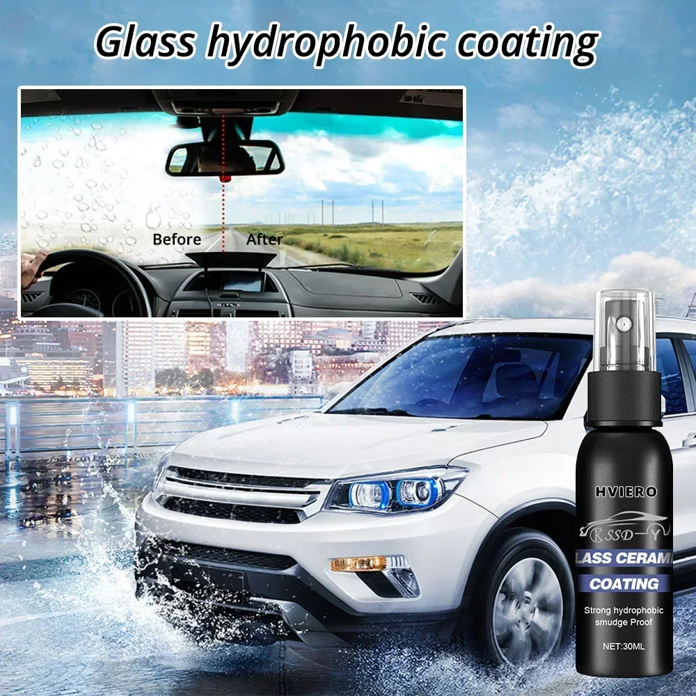 Auto Water Repellent Antifogging Agent Car Coating Windshield Window Waterproof Rainproof Nano Hydrophobic Maintenance Care