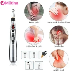 Electronic Acupuncture Pen Point Pen Meridian Energy Meridian Pens Massage Pens Acupuncture Therapy Health CarePain Relief Laser