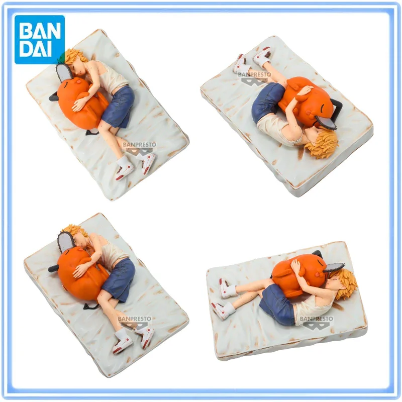 

Оригинальная коллекционная фигурка BANDAI Chainsaw Man Denji&Pochita Break Time Collection Vol.4, модель для хобби и коллекционирования