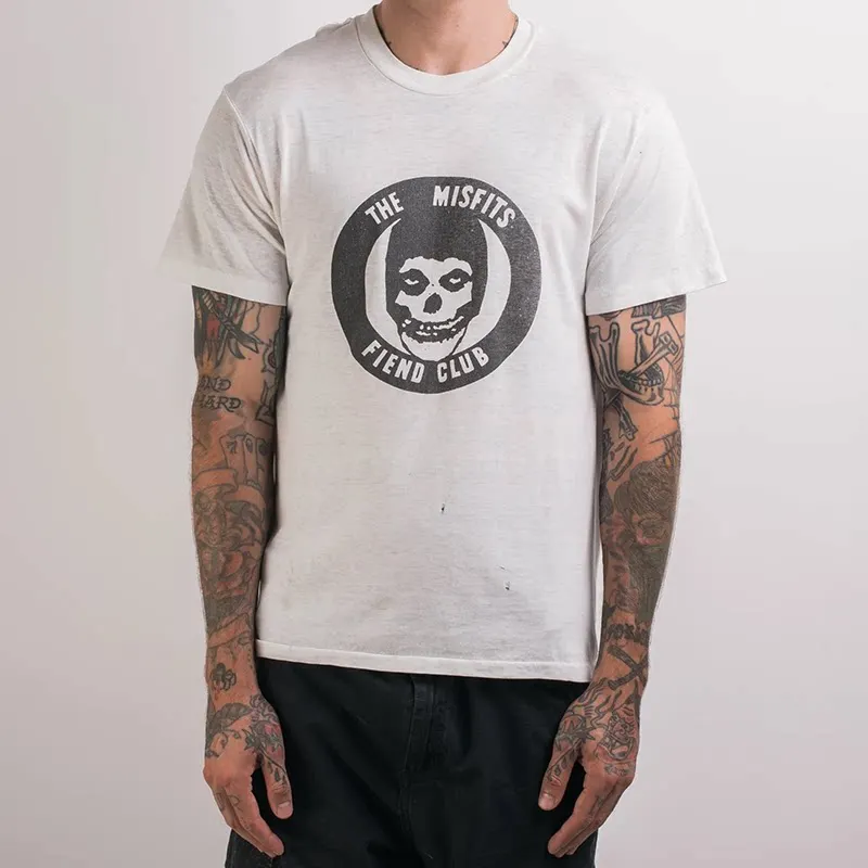 Misfits Band Rock Hardcore Punk Casual T-Shirt Men's and Women's Luxury Band Brand