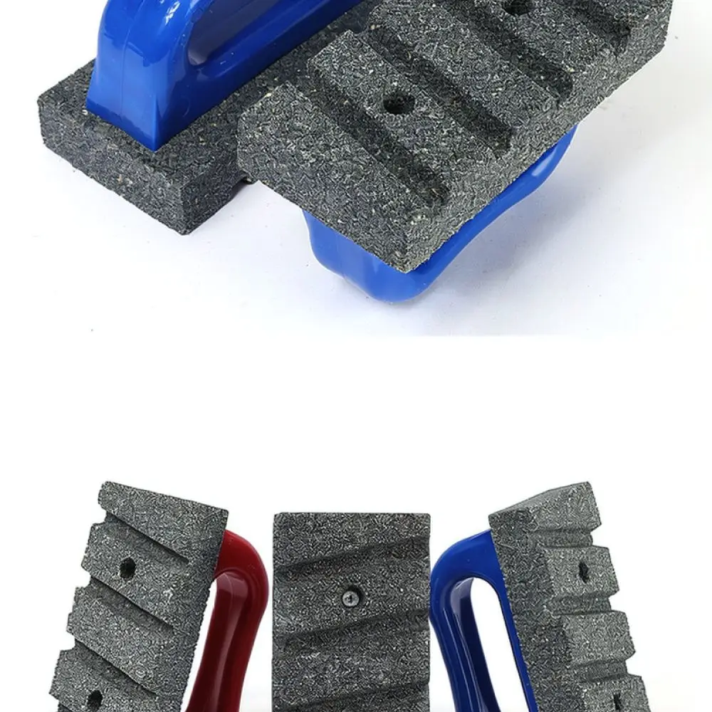 Black Silicon Carbide Grinding Block Resin Rubber Handle Polishing Tool For Marble Concrete Wall Floor Surface Coarse Abrasive