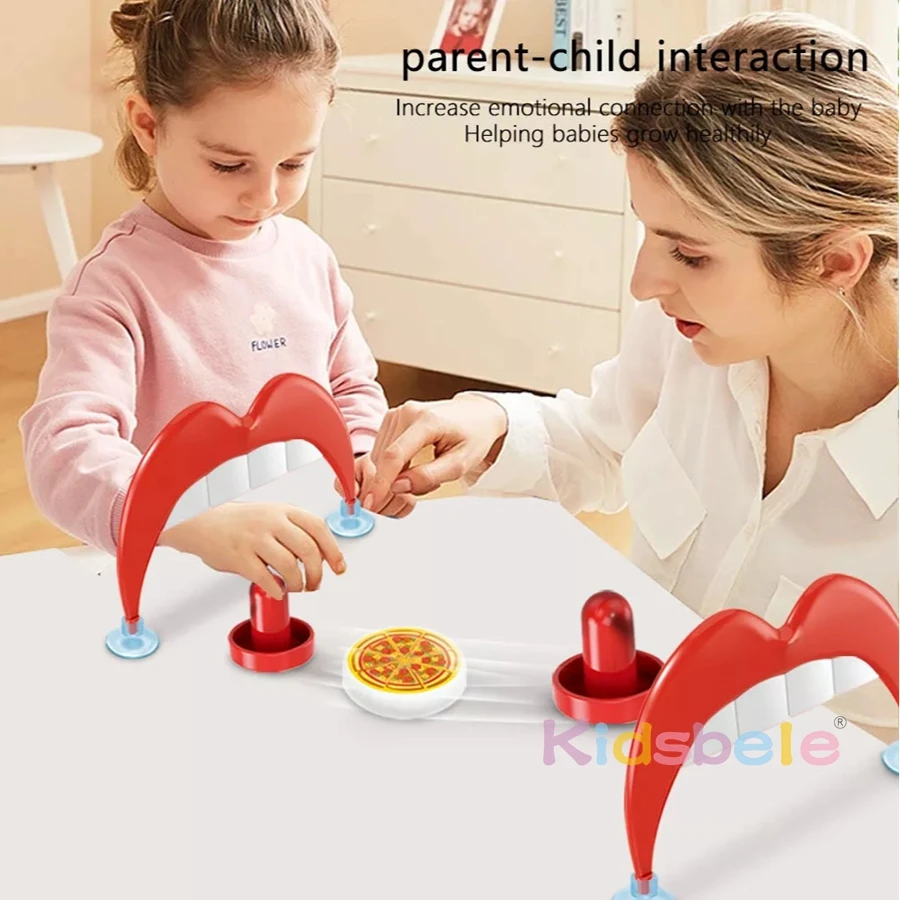 Interactive Desktop Hungry Pizza Hockey Board Game Ice Hockey Table Game Family Party Game Kids Thinking Logic Learning Toys