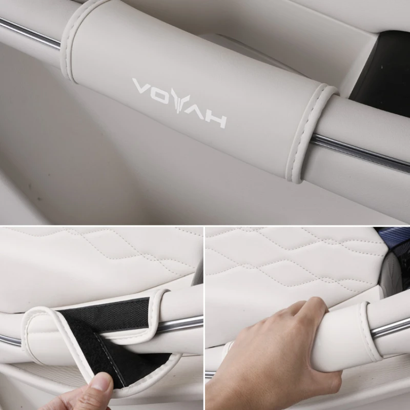 For VOYAH FREE Special protection sleeve, leather inner door handle protection sleeve