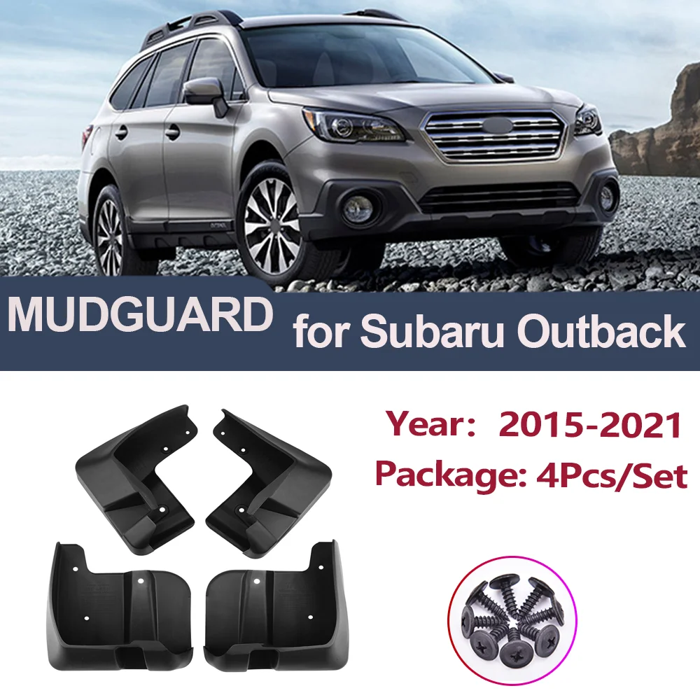 

Front And Rear Wheel Mud Splash Guards Car Mudguard For Subaru OUTBACK 2015-2021 2016 2017 2018 Fender Mudflaps Accessories