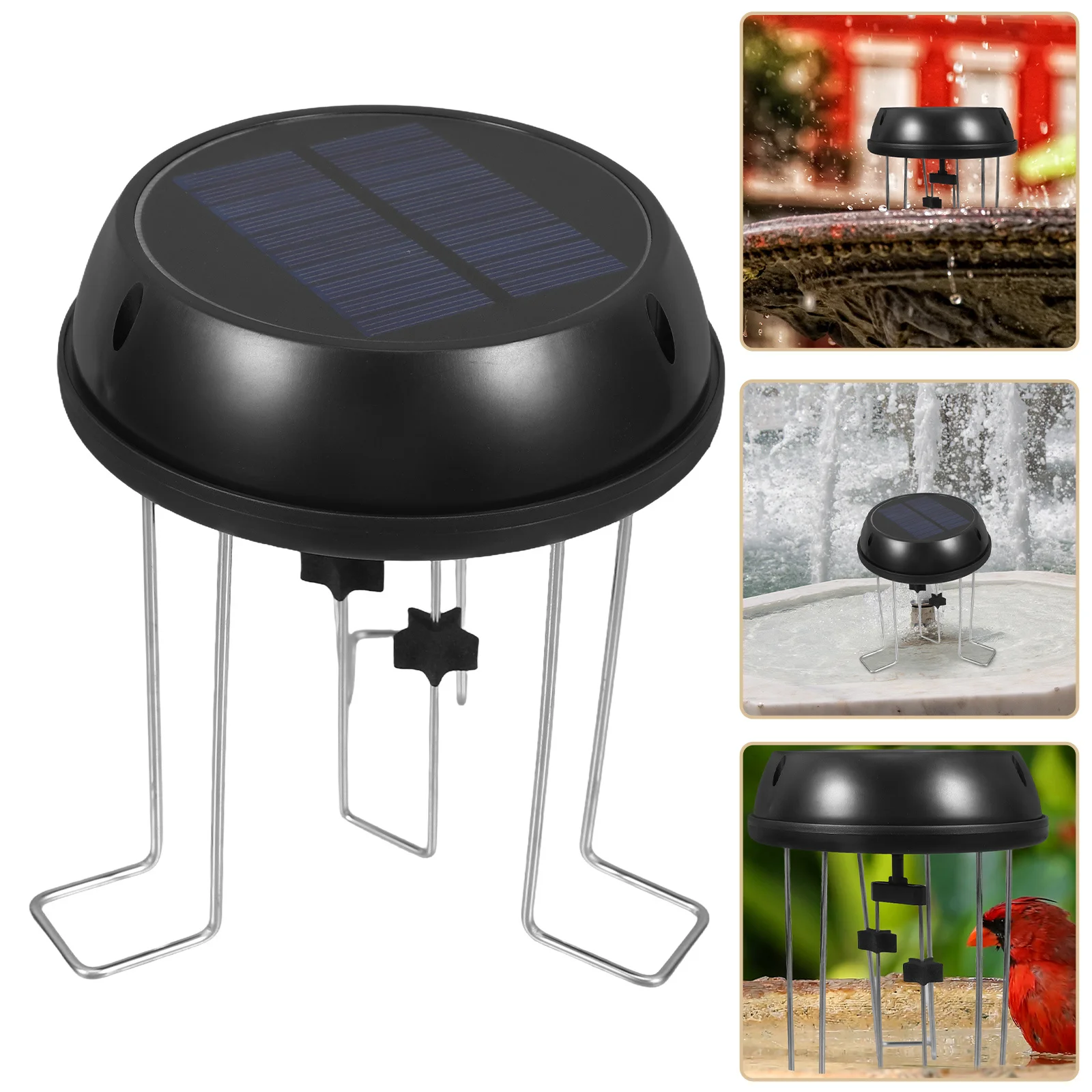 

Bird Bath Solar Water Agitator Mixer Bracket for Pond Wiggler Panel Wiggler Garden Outdoor Water Fountain Bird Bath Solar Panel